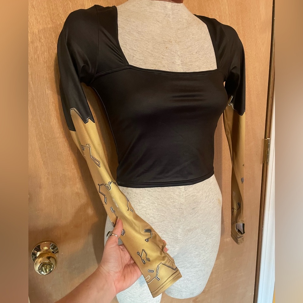 RARE Blackmilk Cyberpunk 2077 Crop Top - Picture 11 of 16